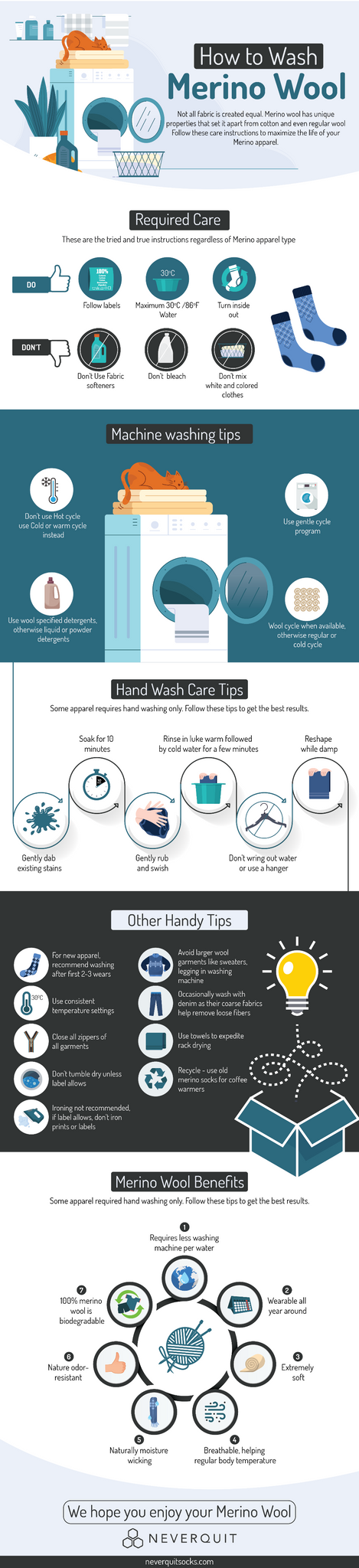 How to Wash Merino Wool Products Infographics – NEVERQUIT Socks