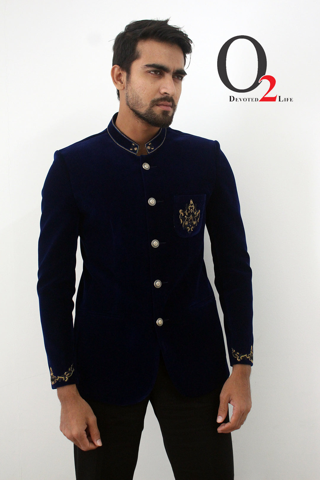 Prince coat for groom with full ebmroidered work