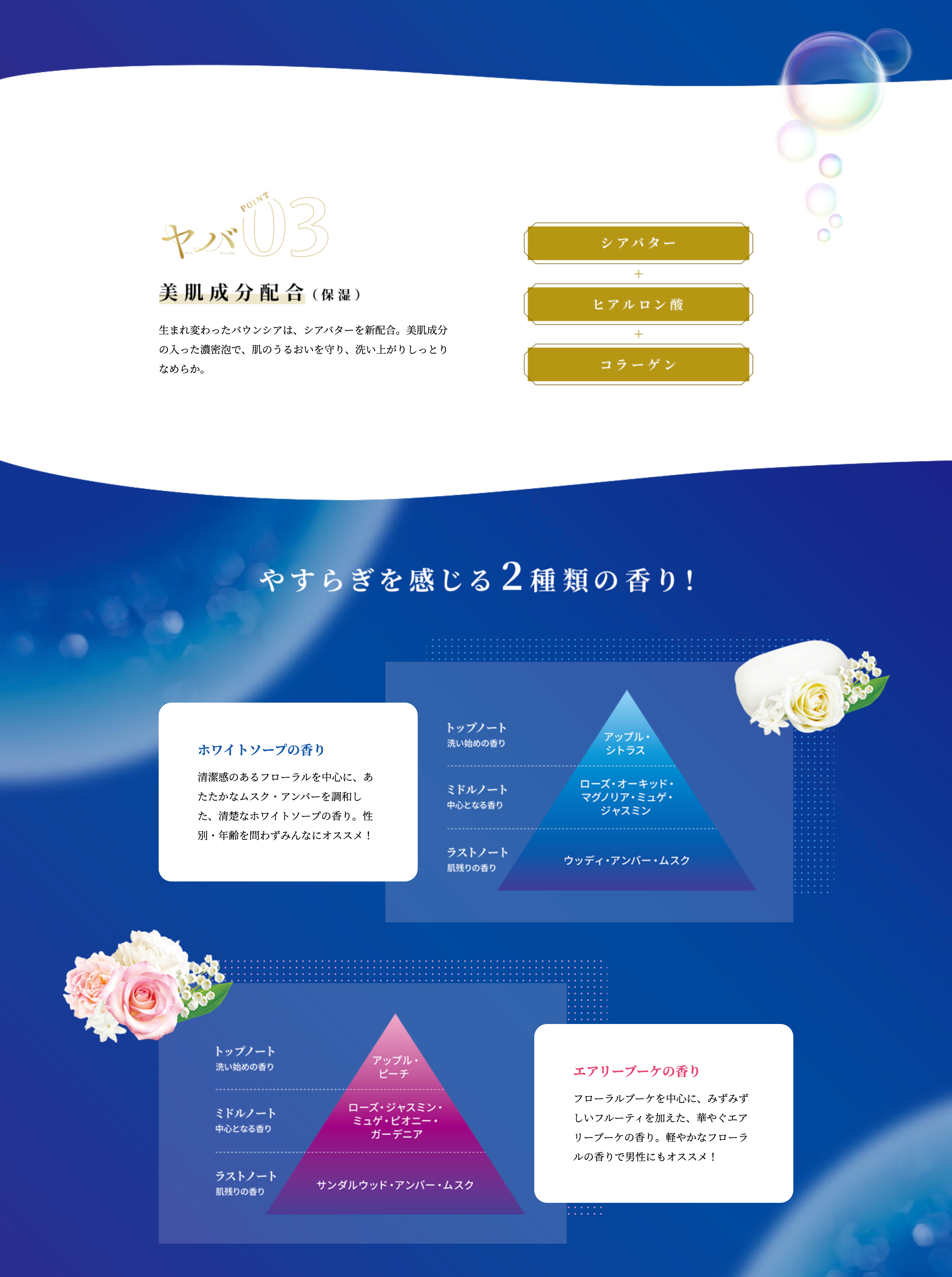 COW BRAND Bouncia Body Soap #Floral Bouquet 牛乳石碱 Bouncia 浓密泡沫高保湿沐浴露 玫瑰香