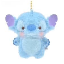 JDS Fluffy Flat x Stitch Plush Keychain