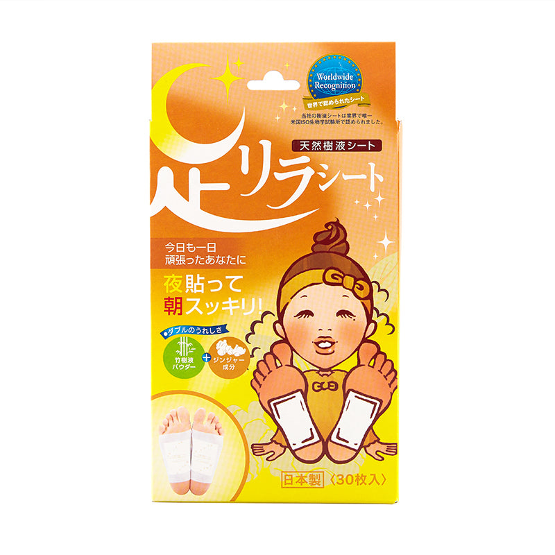 KINOMEGUMI ASHI-RELA Detox Foot Patch #Ginger 30pcs