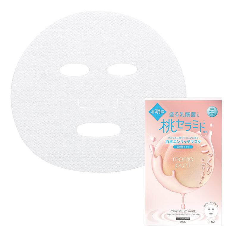 BCL Momo Puri Milky Serum Mask 4pcs