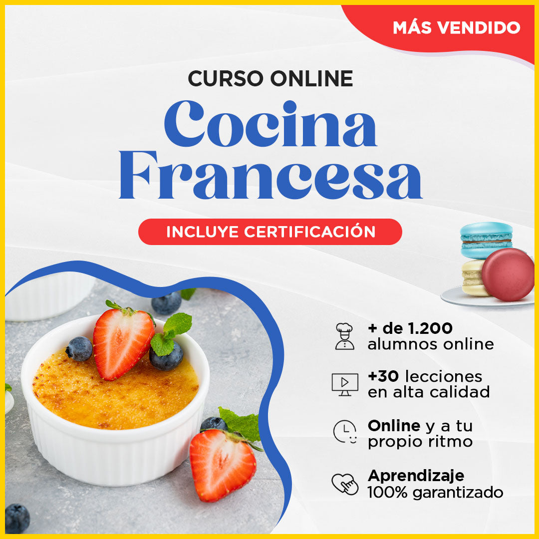 CURSO COCINA FRANCESA ONLINE 