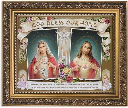 God Bless Home - Framed Print - Saint-Mike.org