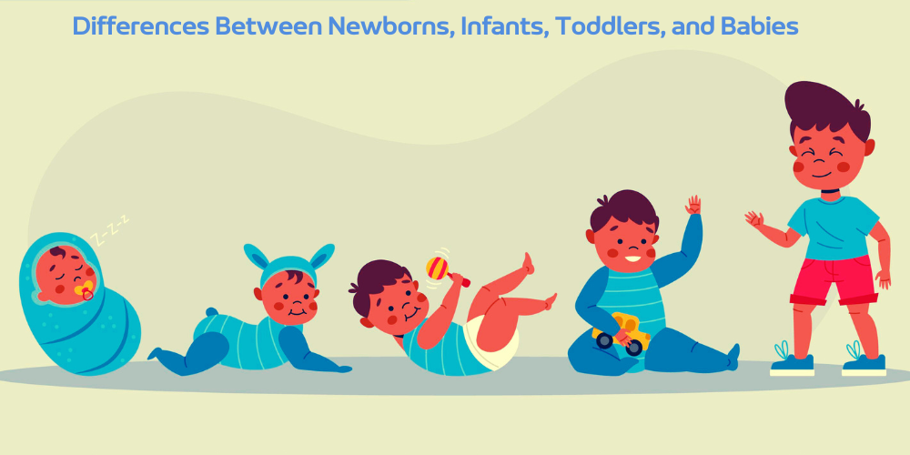 Differences Between Newborns, Infants, Toddlers, and Babies