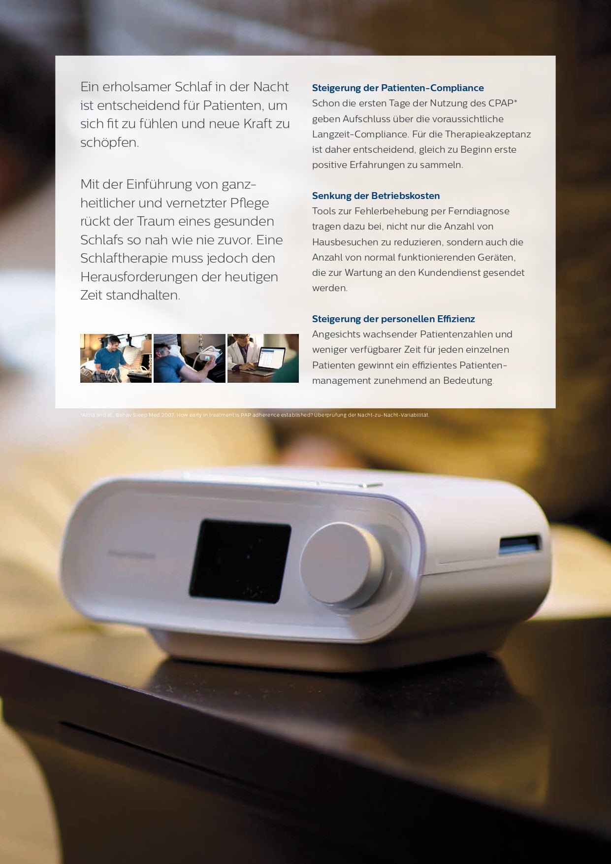 Philips DreamStation Auto-BiPAP met SD-kaart, Bi-Flex en luchtbevochtiger