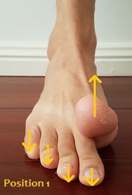 big toe up exercise