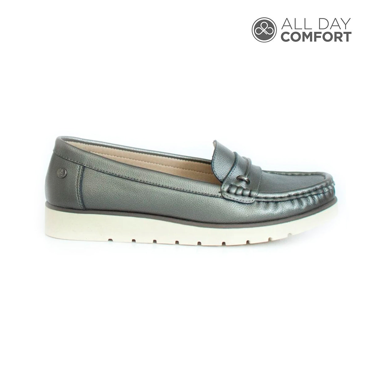 Mocasines Andrea pewter para Mujer | Hush Puppies Honduras | Reviews on ...