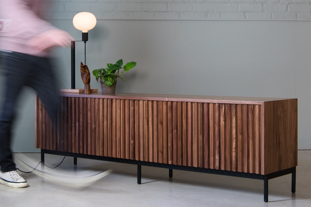 Fluted Walnut Cabinet | KODA Studios