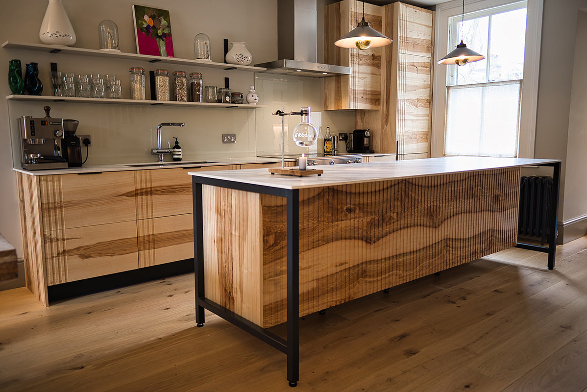 Fluted Wood Kitchen Design | KODA Studios