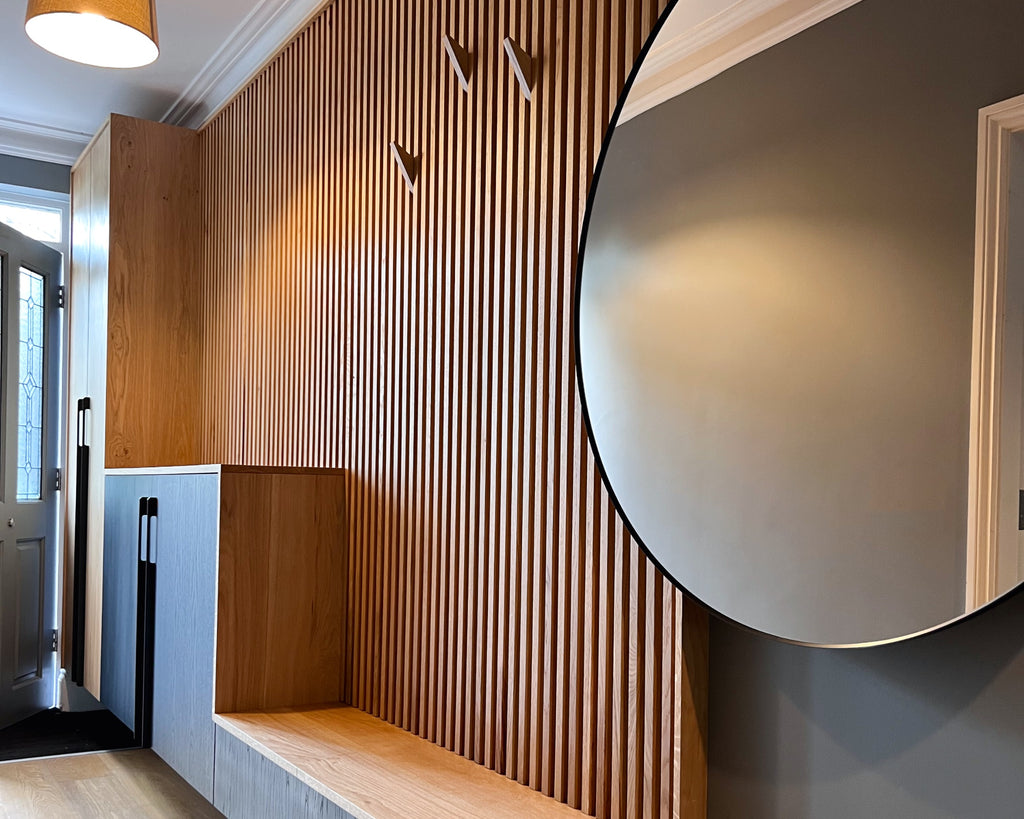 Fluted Oak Wall | Fluted Wood Interior Design | KODA Studios