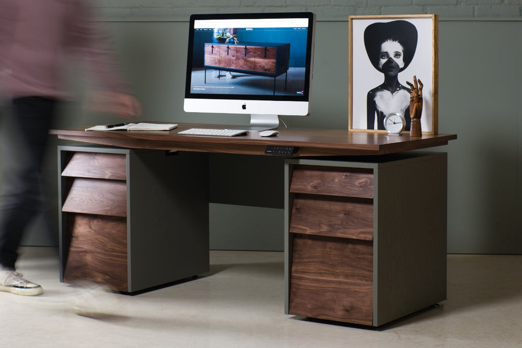 Walnut Sit-Stand Desk | KODA Studios