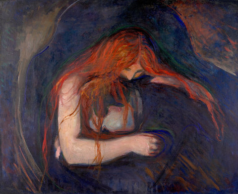 Love and Pain (1895) by Edvard Munch