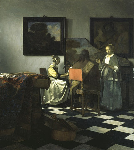 The Concert, Johannes Vermeer