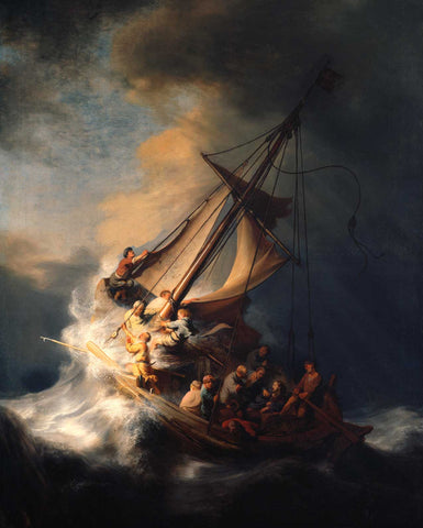 Rembrandt van Rijn, Christ in the Storm on the Sea of Galilee, 1633, oil on canvas