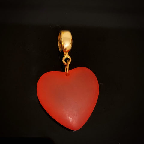 Red heart pendant 