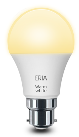 ERIA A60 9W | Smart Dimmable Warm White B22 Light Bulb