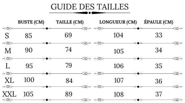 guide des tailles