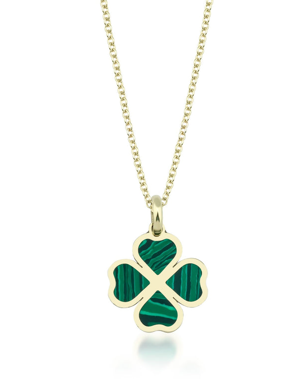 Gelin 14K Yellow Gold 4-Leaf Clover Necklace