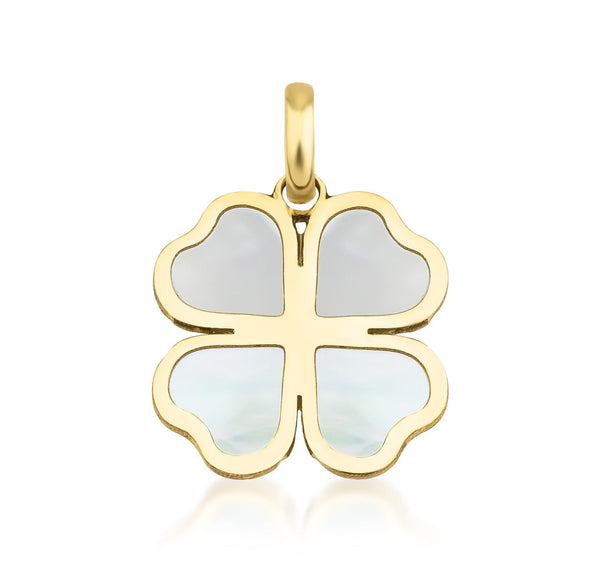 Gelin Four Leaf Clover Pendant Necklace in 14K Gold