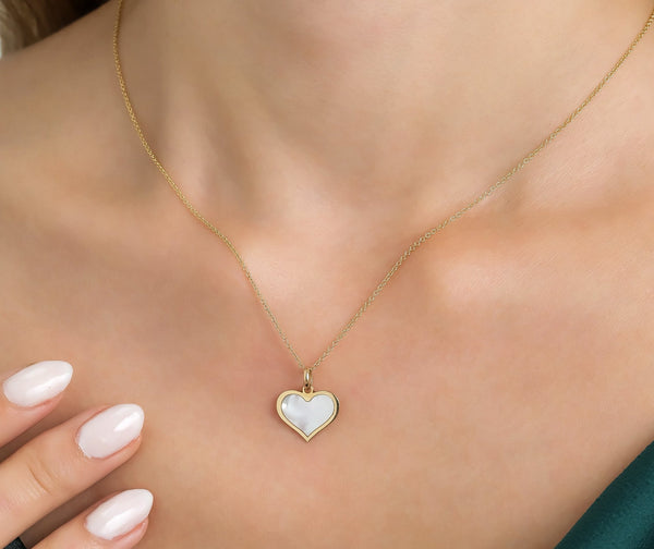 14K Yellow Gold Heart Locket Necklace, 22 - 100% Exclusive