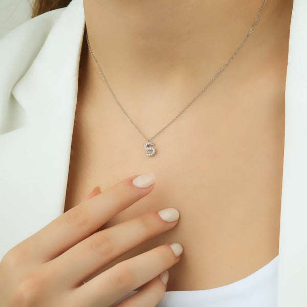 White gold and diamond necklace 0,17 carats | DAMIANI