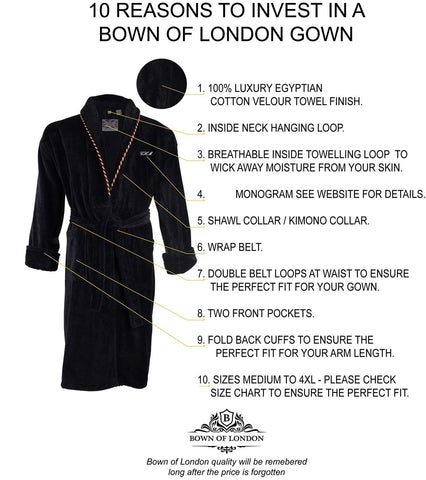 Women's Robe - Duchess Navy Content 10 reasons to own