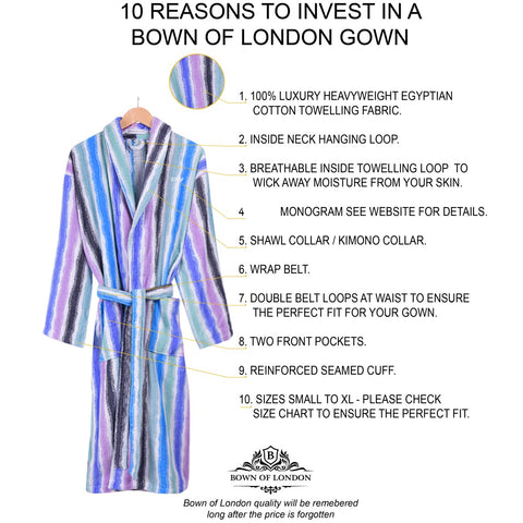 10 Reasons to invest in a Bown of London Gown | Women's Robe - Sunset