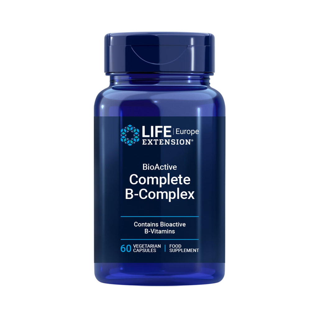 Gaan geur Zwembad Life Extension - Vitamine B Complex BioActive - 60 capsules | Nutrisanitas