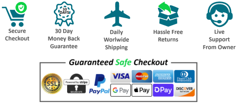 Innovatools guaranteed safe checkout and accepted payment card and a collection of trust badges
