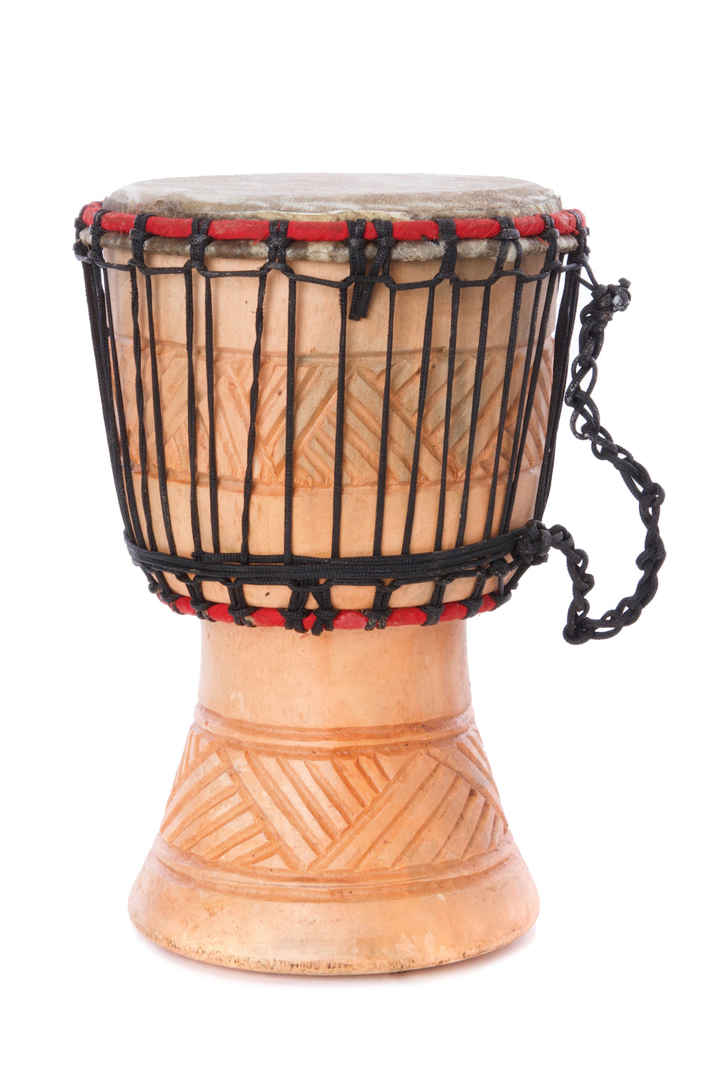 Small Maasai Warrior Design Double Spin Drum – Swahili Wholesale