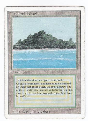 トロピカルアイランドTropical Island デュアルランド mtg - マジック 