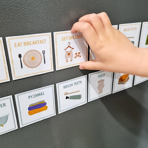 Magnetic Routine Cards