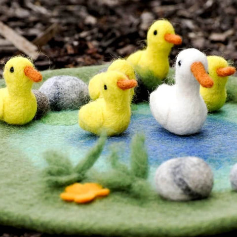 5 Little Ducks Pond Play Mat by Tara Treasures