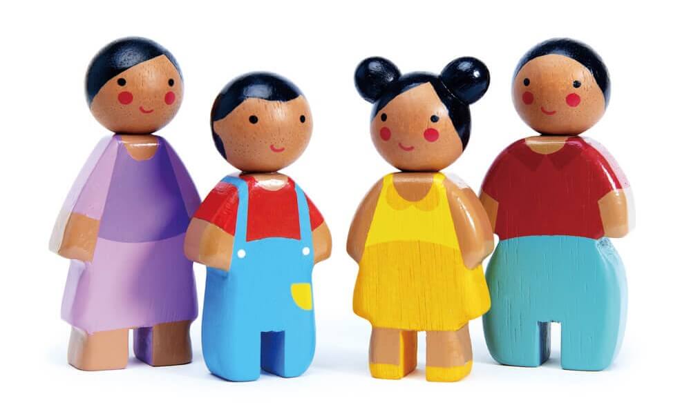 Wooden Dolls Sunny Family by Tender Leaf Toys