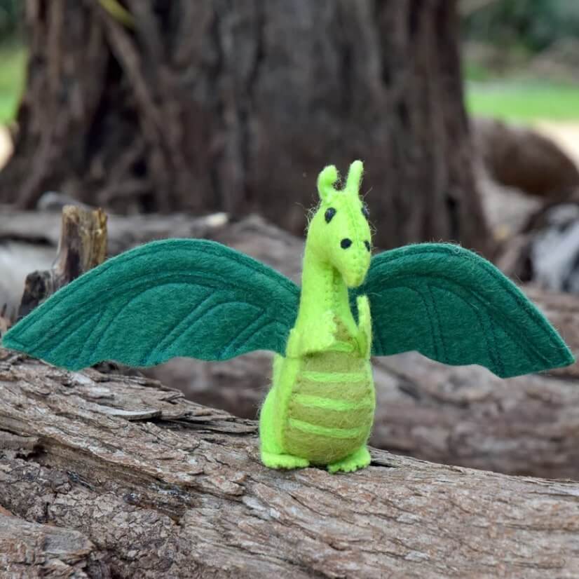 Felt Dragon Toy by Tara Treasures