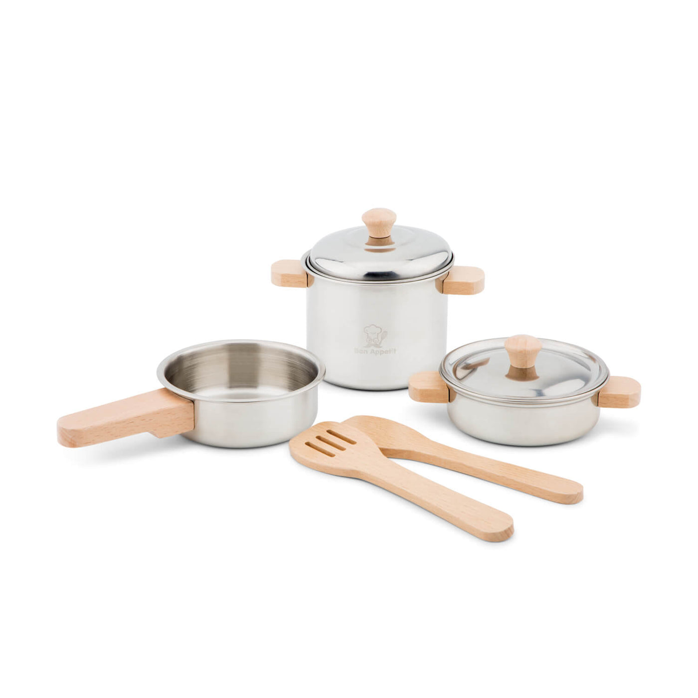 toy pots and pans wooden