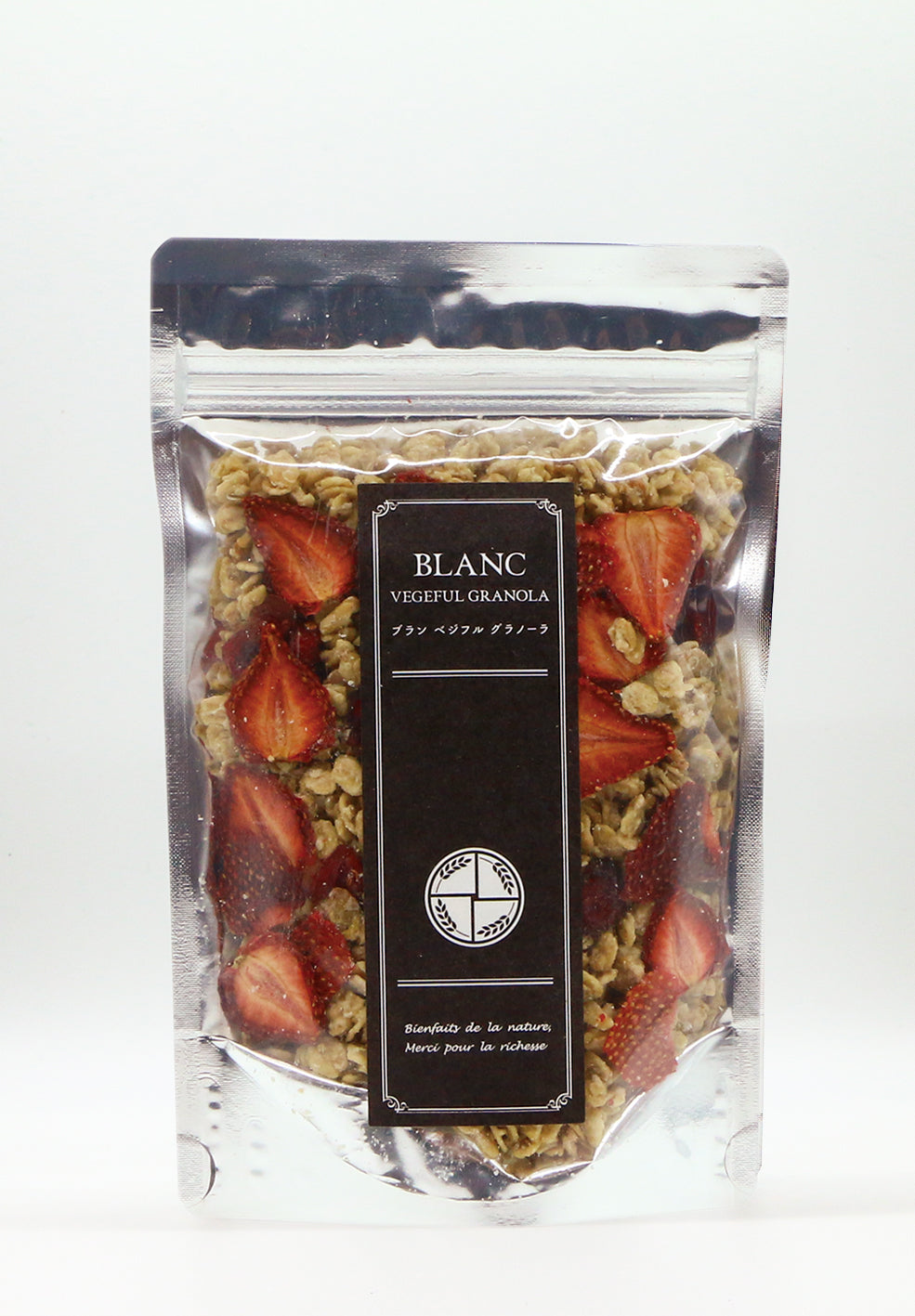 季節限定 ホワイトチョコと博多あまおうのグラノーラ Blanc Vegeful Granola