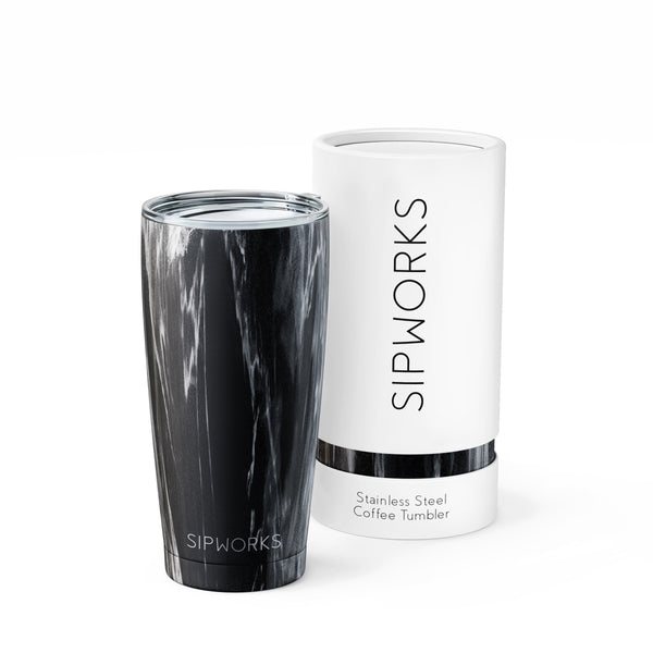 Sipworks Whiskey Tumbler - 8 oz Stainless Steel Tumbler with Double Walled  Vacuum Insulation - Dishw…See more Sipworks Whiskey Tumbler - 8 oz