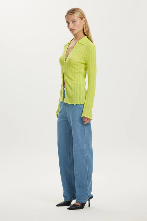 HOOKED IN KNIT FLARE PANT, CINNAMON, Third Form