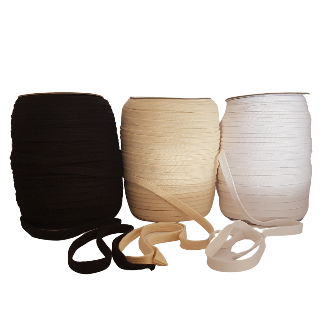 Beige - 100% Cotton Drawstring Cord