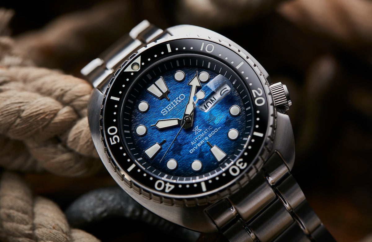 Seiko Prospex US Special Edition Ocean Conservation Turtle Diver SRPH5 –  Franklin-Stevens Jewelers