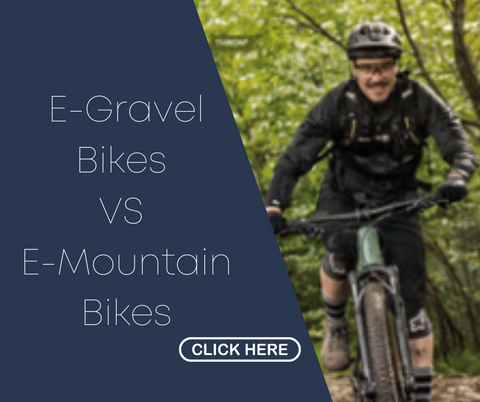 e-gravel bikes vs e-mountain bikes