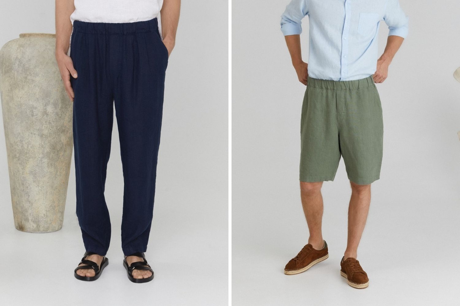 Linen trousers for men