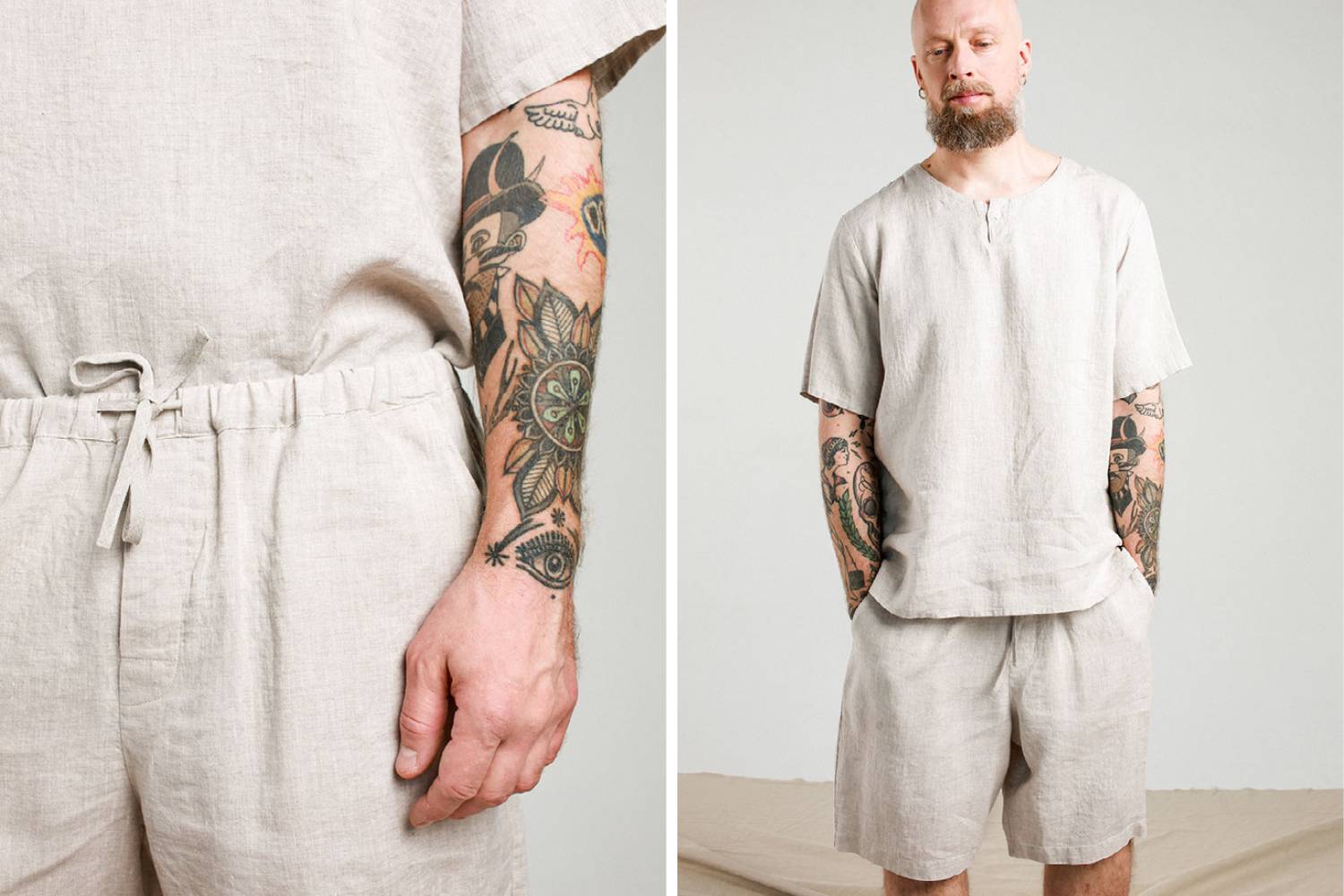 Linen pyjama for men