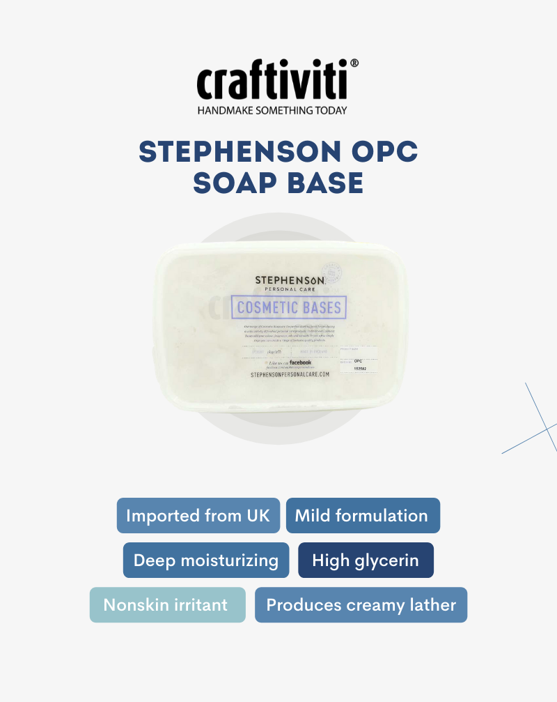 Stephenson OPC Cosmetic Soap Base (Foaming Bath Butter)