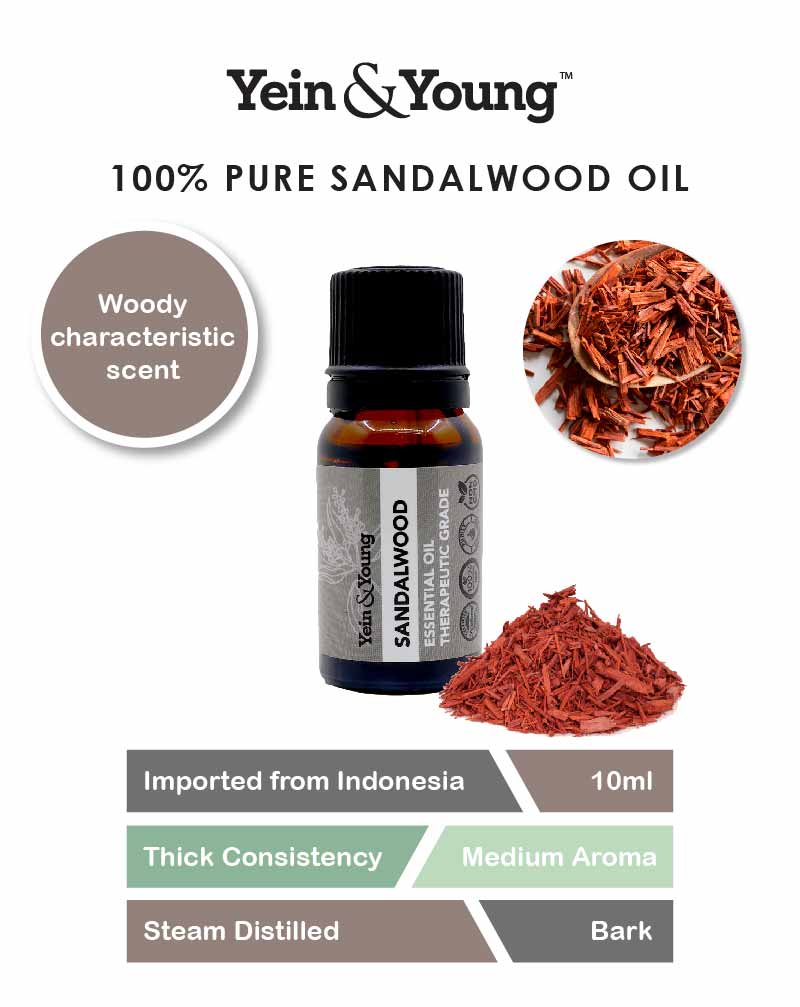 Yein&Young Sandalwood Essential Oil - 10ml