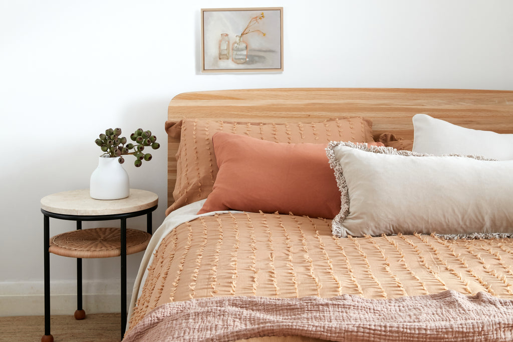 Shore Bed Linen Nutmeg