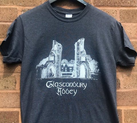 Glastonbury Abbey T-shirt printed by Kingfisher Giftwear