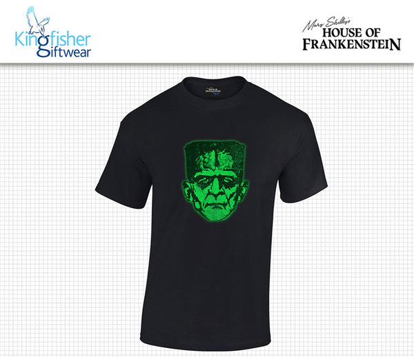One of the T-shirt designs for Mary Shelley’s House of Frankenstein